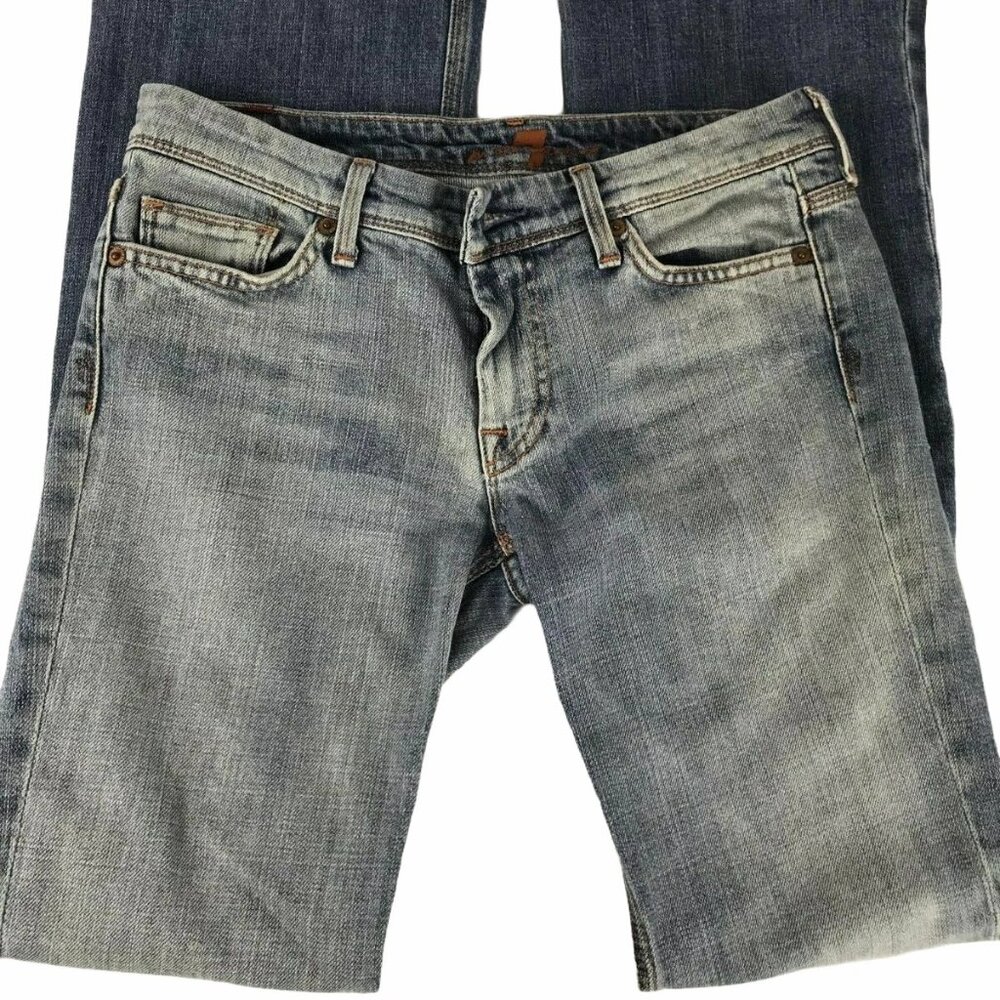 Seven for all Mankind 7 Jeans "FLYNT" Premium Denim Size Women's 27 Light Wash